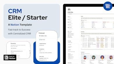 CRM Elite / Starter - Notion Template