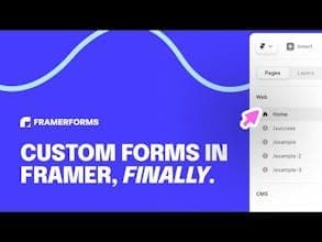 Custom forms in Framer