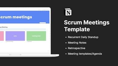 Daily Scrum Meetings - Notion Template