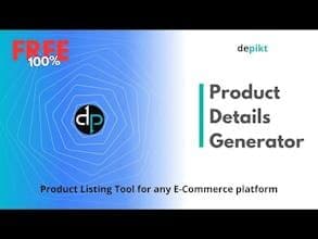 depikt's Product Details Generator