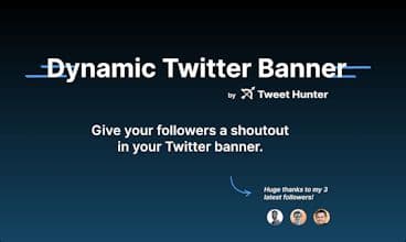 Dynamic Twitter Banner