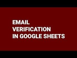Email Verification Tool