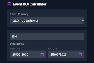 Event ROI Calculator