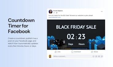 Facebook Countdown Timer App