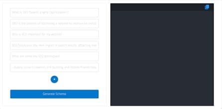 FAQ JSON Schema Generator
