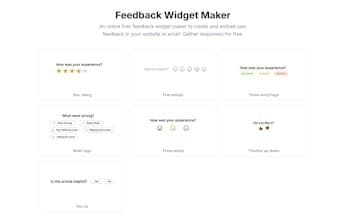 Feedback Widget Maker