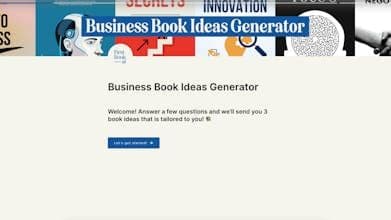 First Book ai