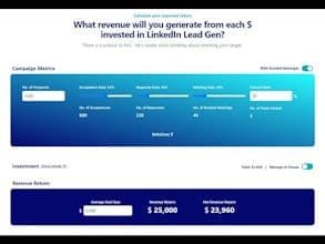 Free LinkedIn Outreach ROI Calculator