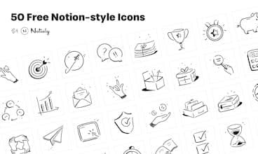 Free Notion-style Icons