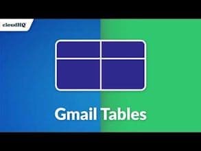 Gmail Tables