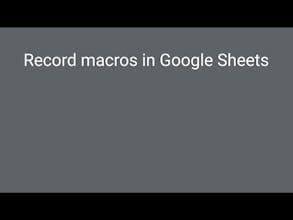 Google Sheets