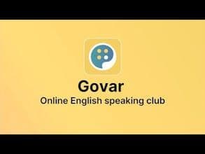 Govar – English speaking app