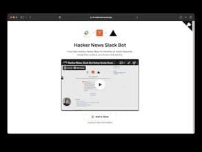 Hacker News Slack Bot