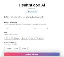 healthfood AI