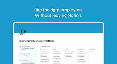 Hiring OS for Notion