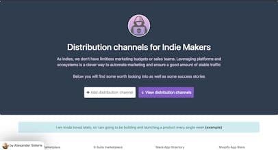 Indie Channels