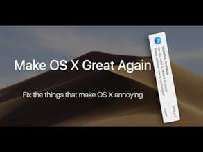 Make OS X Great Again