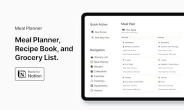 Meal Planner for Notion