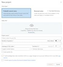 Microsoft Azure Video Translation API