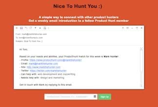 Nice To Hunt You