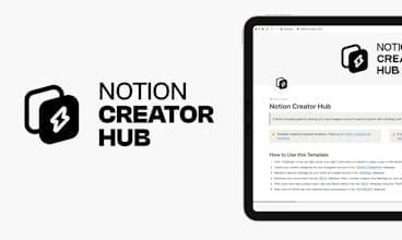 Notion Creator Hub