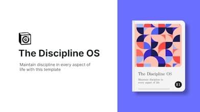 Notion Discipline OS
