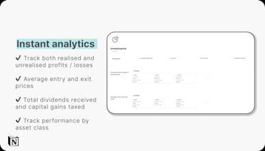 Notion Investment Dashboard