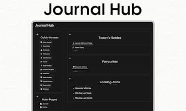 Notion Journal Hub
