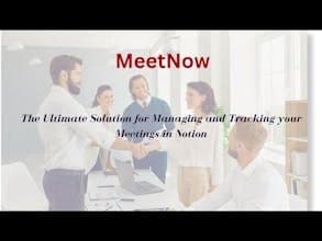 Notion MeetNow Template