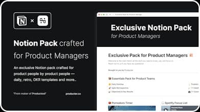 Notion Pack for Product Managers