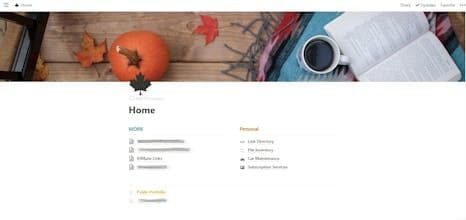 Notion Pages