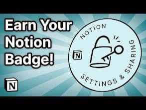 Notion Settings and Sharing Guide