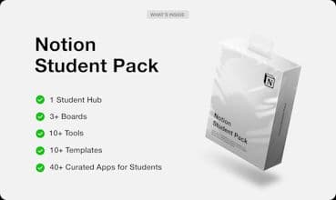 Notion Student Pack