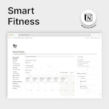 Notion Template Smart Fitness