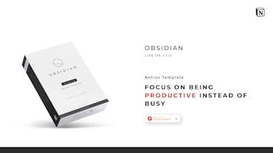 Obsidian Life OS : Notion template