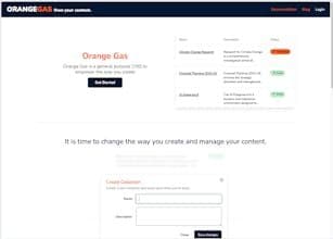 OrangeGas CMS