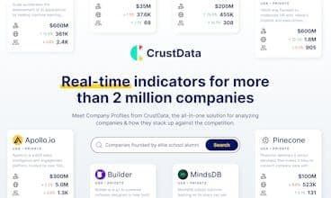 Private Company Database by Crustdata
