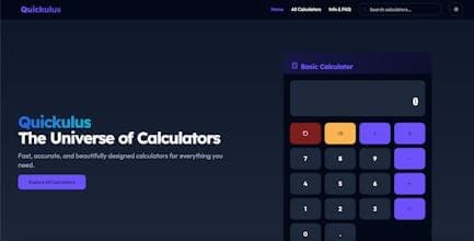 Quickulus – The Universe of Calculators