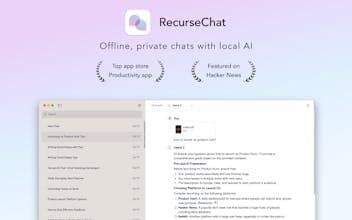 RecurseChat - Local AI Chat