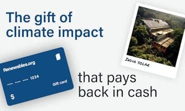 Renewables.org Gift Cards