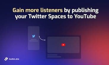 Convert Twitter Spaces to YouTube