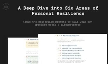 Resilience Quarterly Notion Template