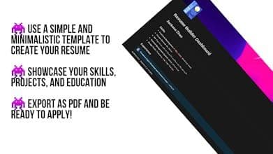 Notion Template for Resume Builder