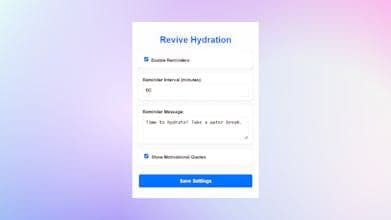 Revive Hydration (100% Free, No Signups)