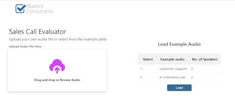 Sales Call Evaluator