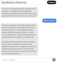 Sanātana Dharma Chatbot