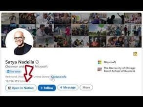 Save Twitter&Linkedin People to Notion