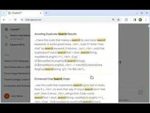 Searchable ChatGPT