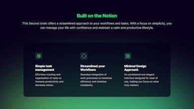 Second Brain : Notion Template