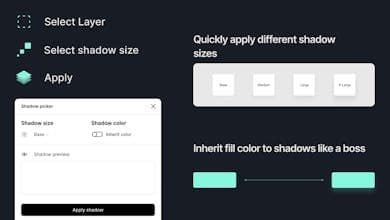 Shadow picker plugin for Figma